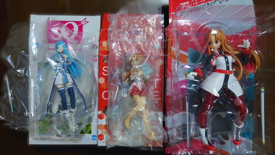 ソードアート・オンライン アスナ フィギュア 3体セット