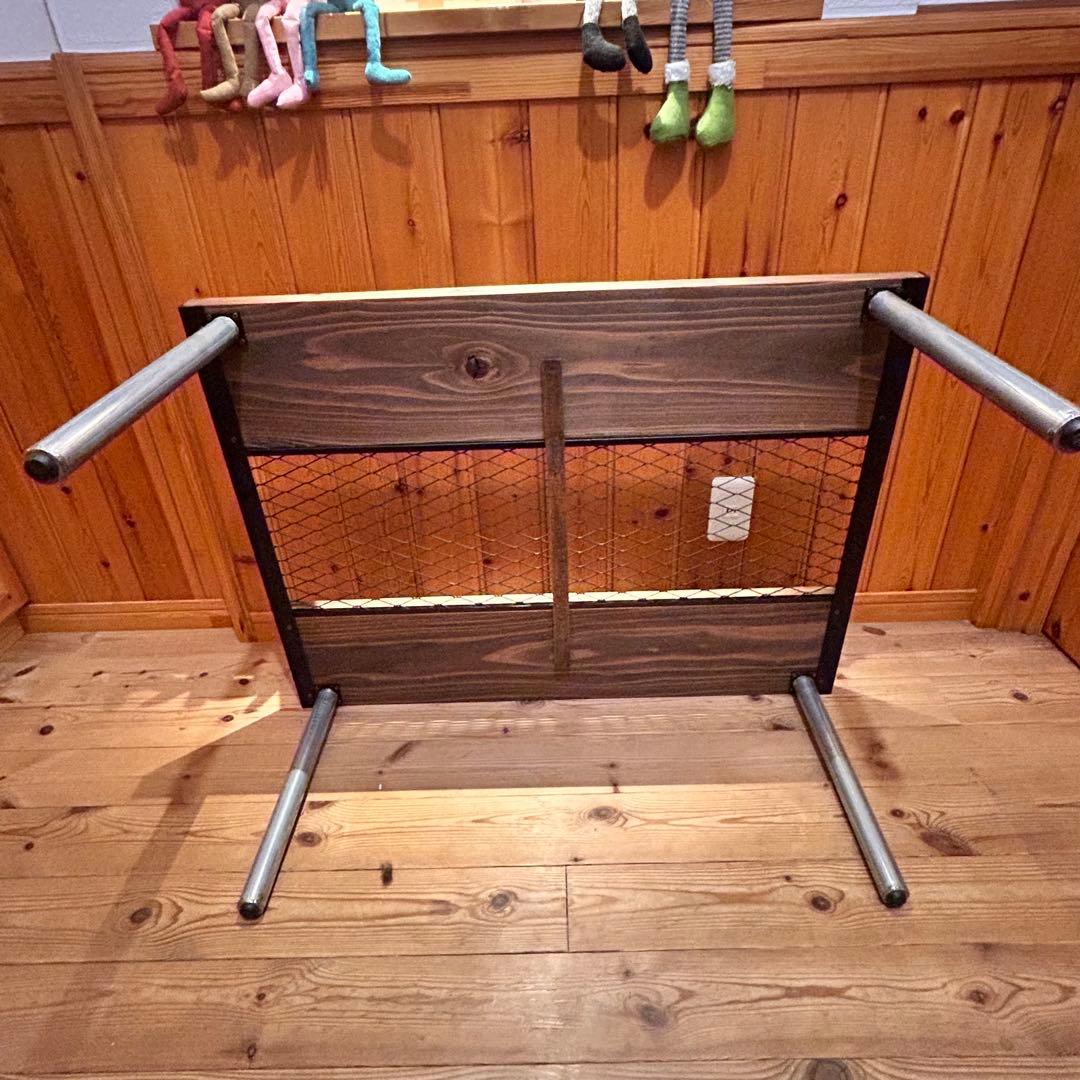 No.571 アイアンローテーブル コーヒーテーブル　リビングセンターテーブル