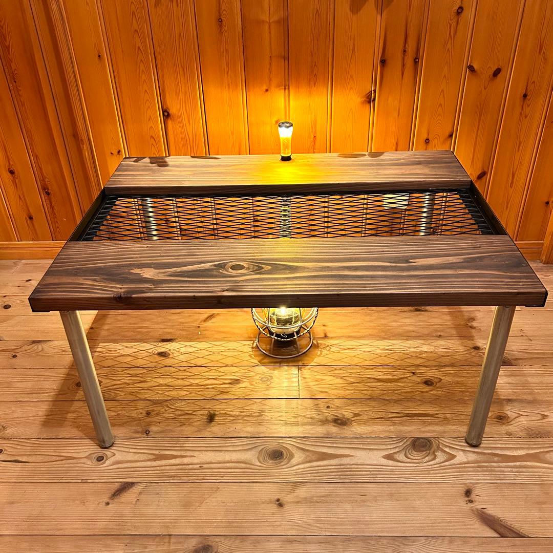 No.571 アイアンローテーブル コーヒーテーブル　リビングセンターテーブル