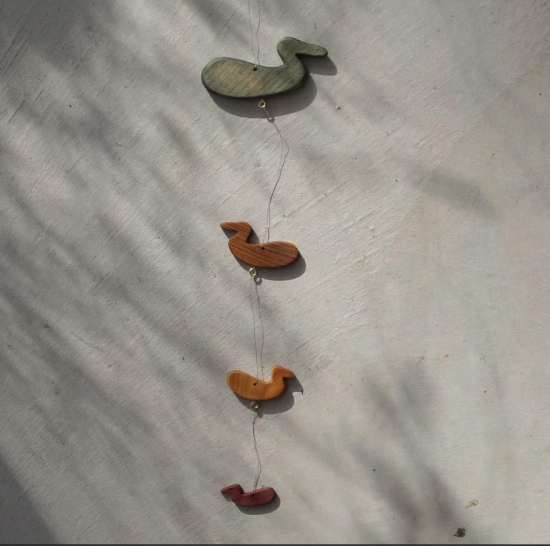 モビール CALM WARBLE DECOYS Wooden Mobile