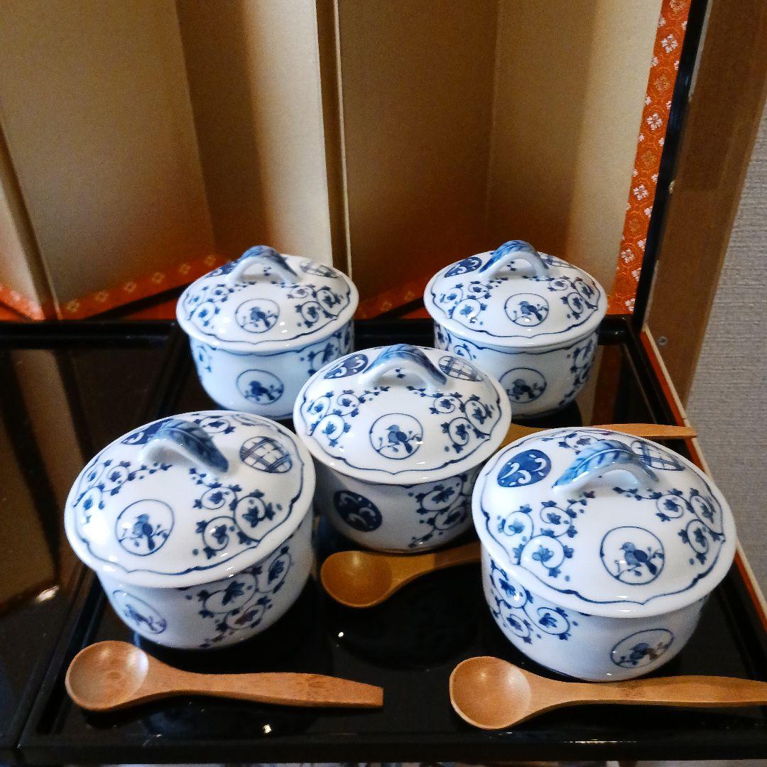 有田焼 清秀 茶碗蒸し器 煮物椀 5個セット - メルカリ