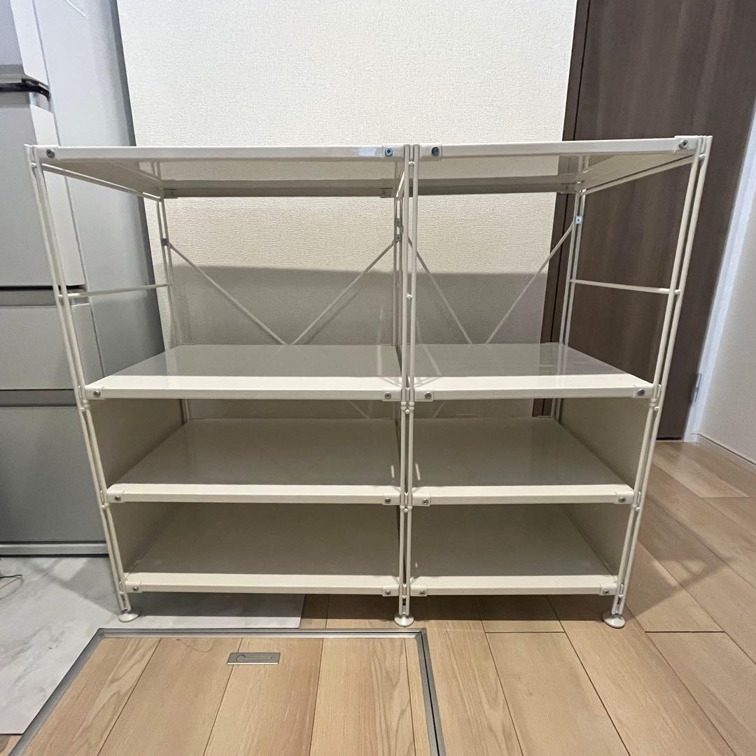 無印良品 スチールユニットシェルフ / 58cm+42cm セット