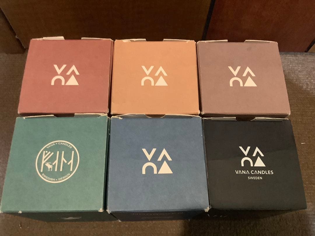 Vana Candles Sweden 6種セット(キャンドルウォーマー付き)