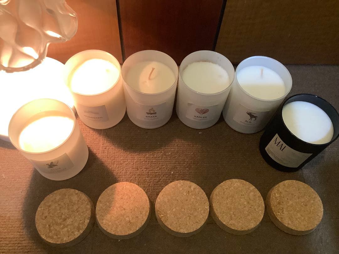 Vana Candles Sweden 6種セット(キャンドルウォーマー付き)