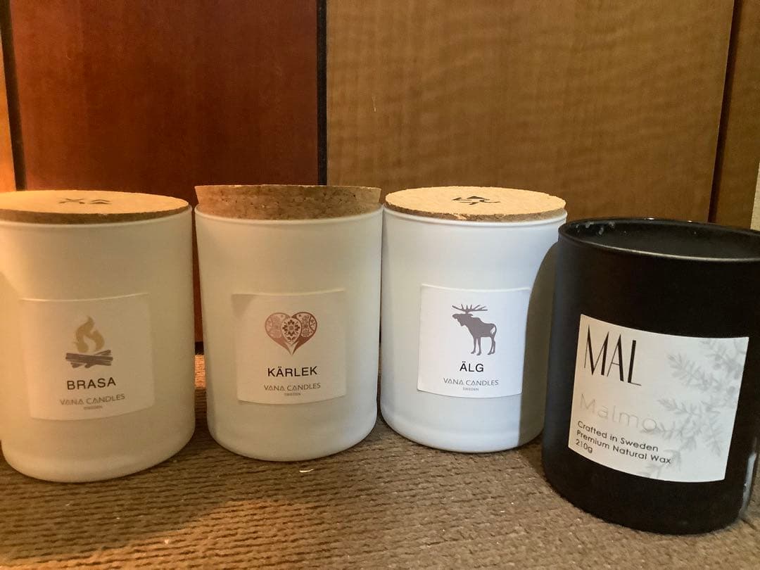 Vana Candles Sweden 6種セット(キャンドルウォーマー付き)
