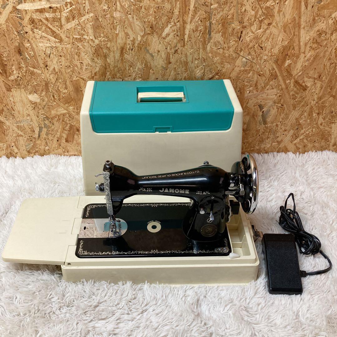 JANOME ジャノメ 足踏みミシン 昭和レトロ ヴィンテージ - メルカリ