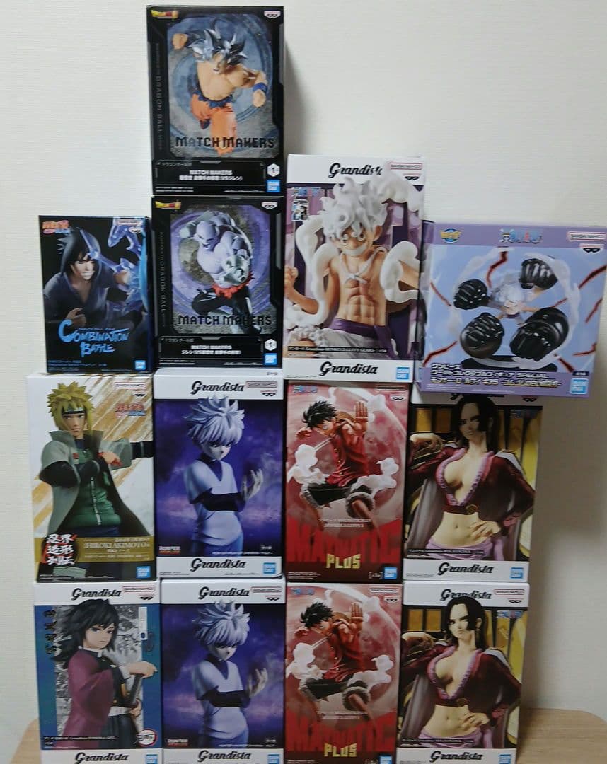 ジャンプ系フィギュアまとめ売り ワンピース ナルト ハンター×ハンター