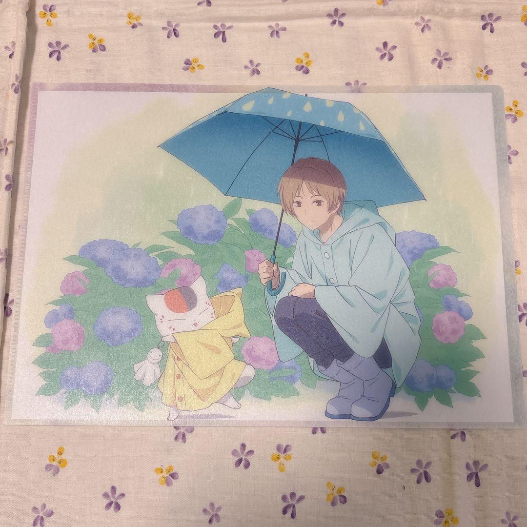 夏目友人帳 石起こしと怪しき来訪者 ブルーレイ 特典 和紙風 クリアファイル 夏目友人帳 石起こしと怪しき来訪者 ブルーレイ 特典 和紙風 クリア