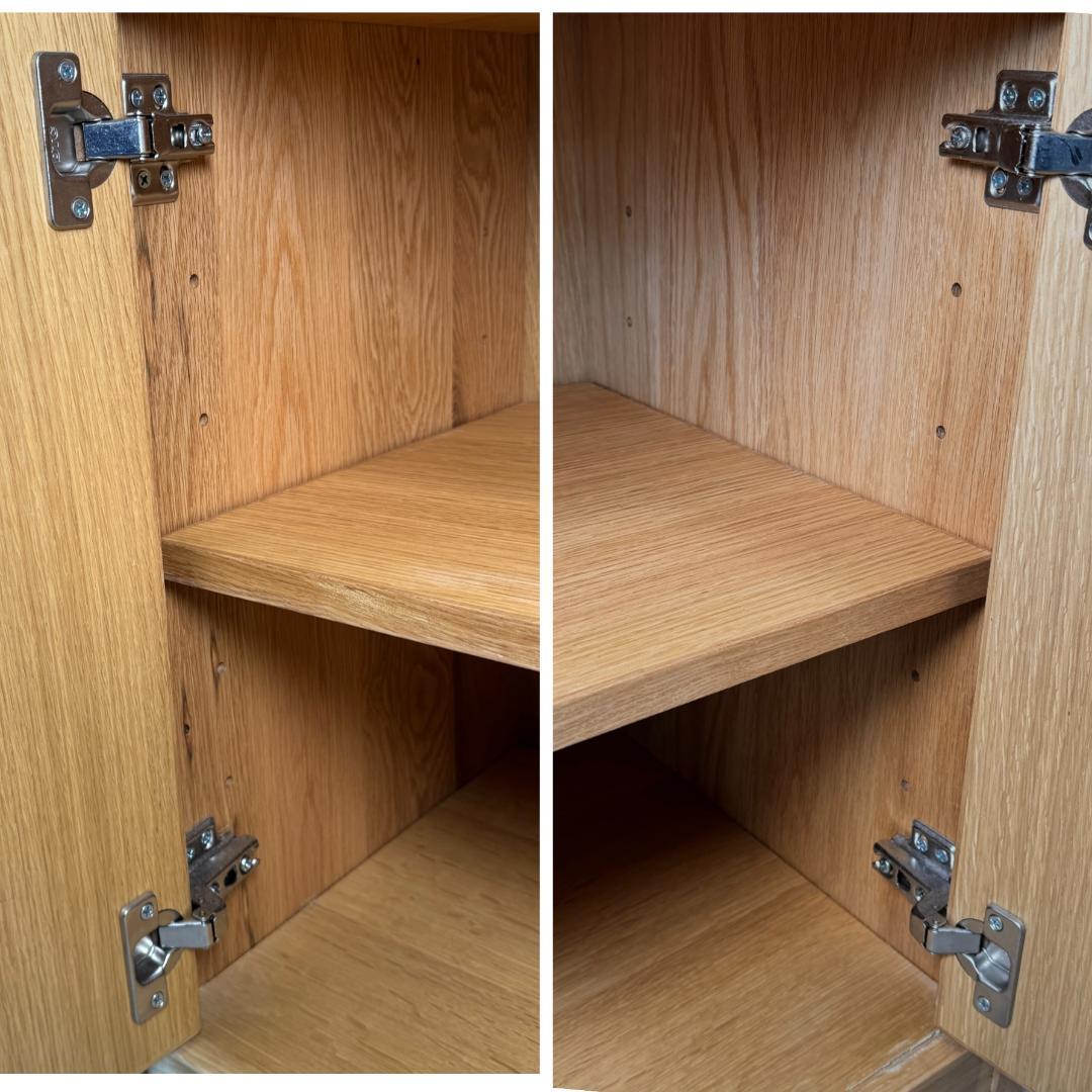 廃番 アクタス KLOSS 食器棚 オープンシェルフ 幅80 高さ178