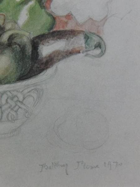 バルテュス、BALTHUS、野菜のある静物、希少な額装用画集より｜