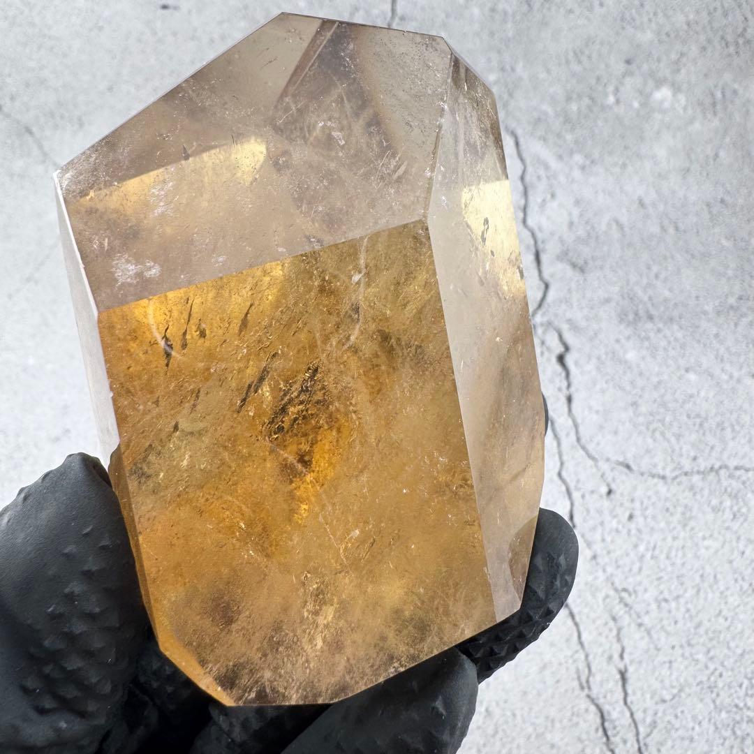 G-175天然シトリンフリーカット原石　天然石　パワーストーン