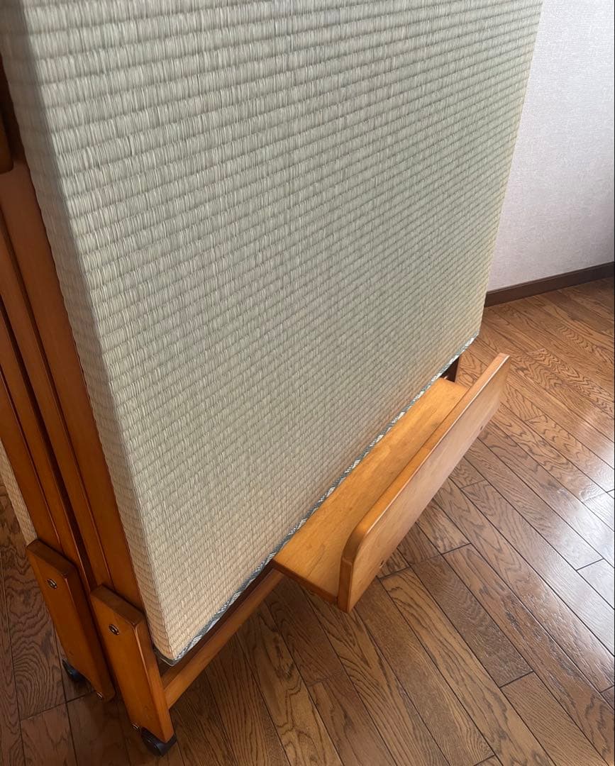 中居木工　畳ベッド　ワイドシングル　ハイタイプ　折りたたみベッド【たのメル便】