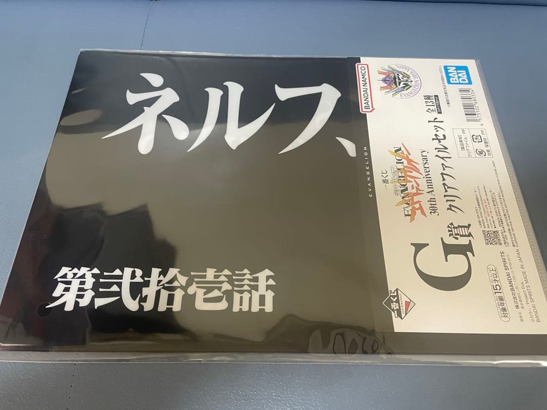 一番くじ新世紀エヴァンゲリオンA賞&ラストワン賞 ファイル5枚付