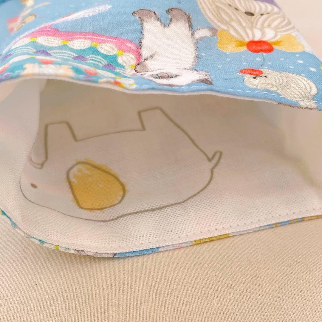 ガーゼハンカチ ユキエモン264 ハンドメイド(ペットボトルカバー