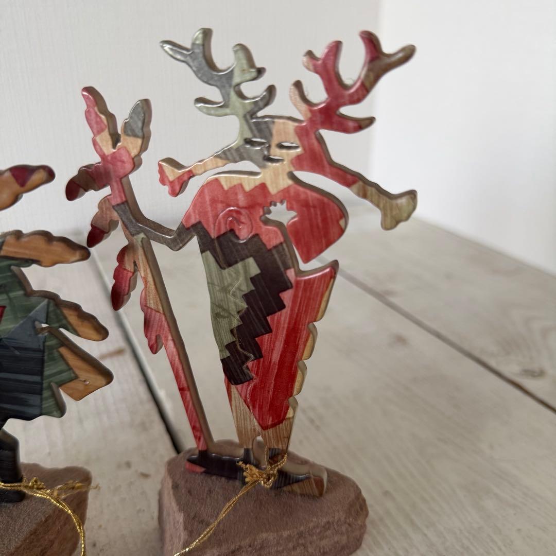 LAZART社　ホピ族　ヴィンテージフィギュア２体