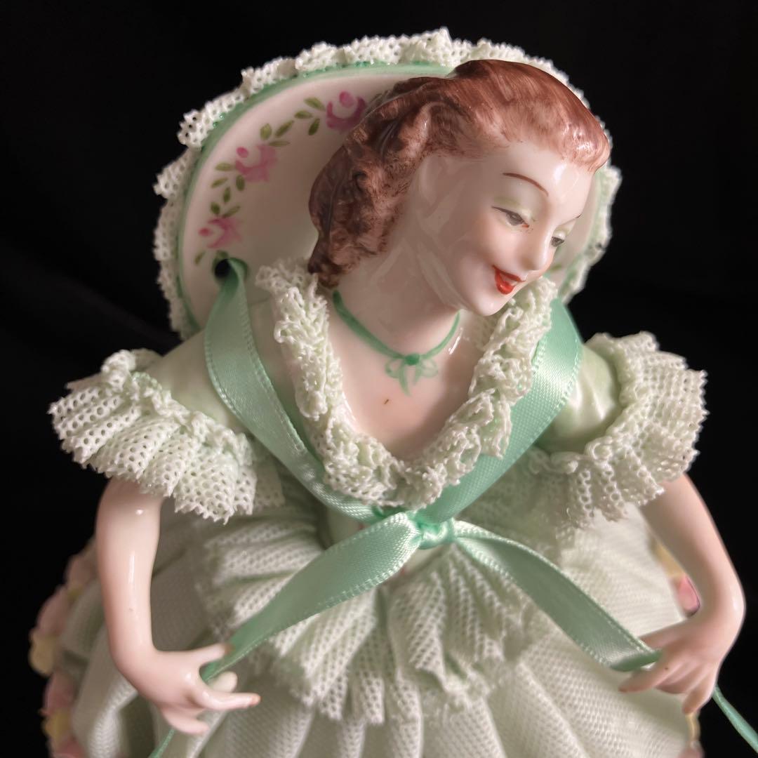 【匿名配送/希少】アイリッシュドレスデン/フィギュリン/エメラルドコレクション