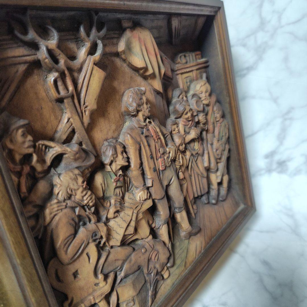 貴重【ヴィンテージ】ANRI アンリ 総木彫り☆フランツ・デフレガー