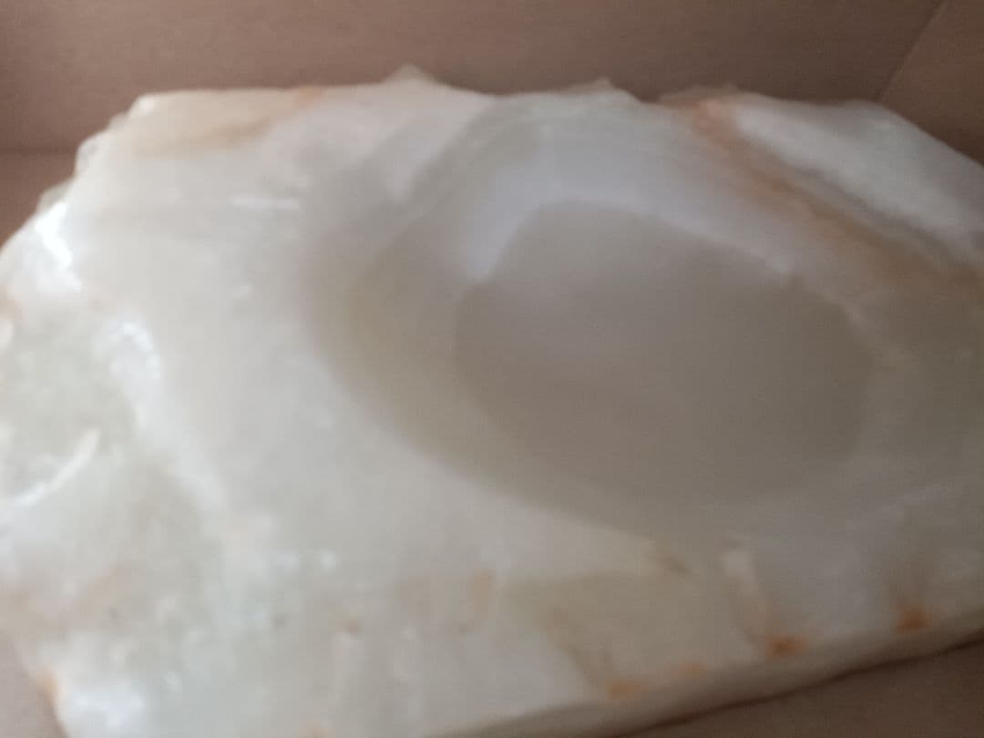 天然オニキス 重厚 灰皿 魔除け パワーストーン 8月誕生石 インテリア雑貨