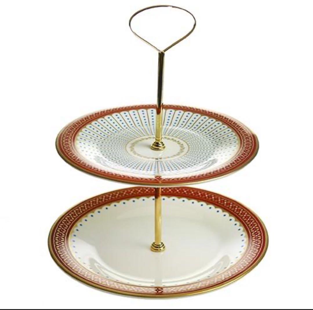 【新品】ウェッジウッド　クィーンオブハート　アフタヌーンティー　ケーキスタンド