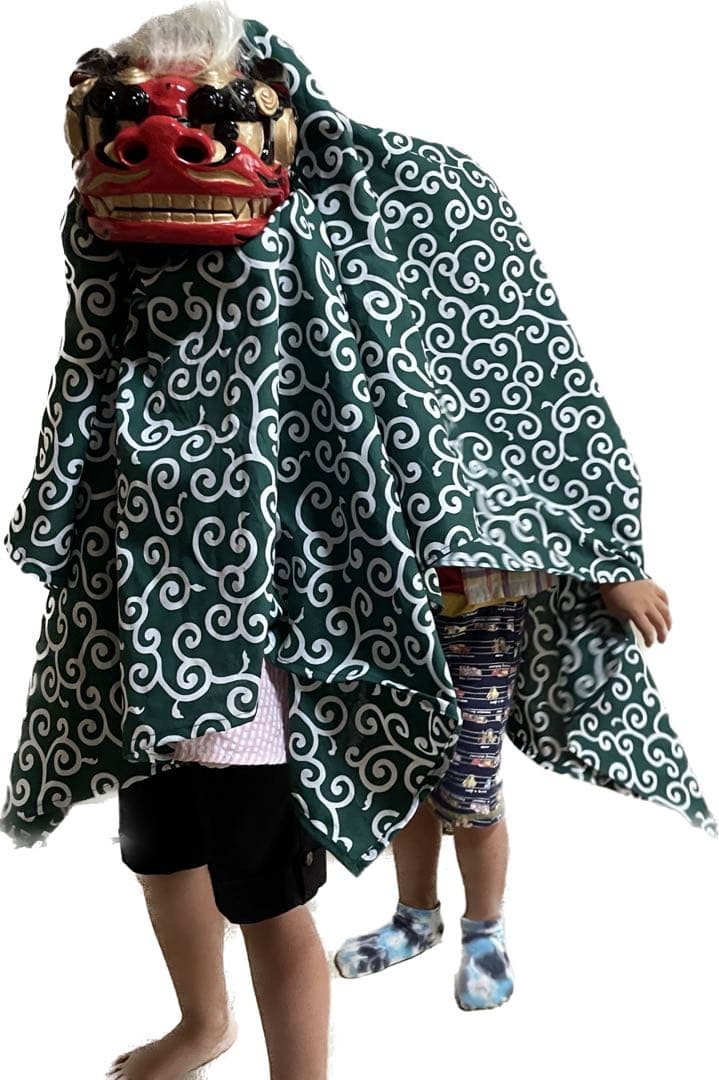 昼神小獅子　獅子舞用幌　標準サイズ　参考