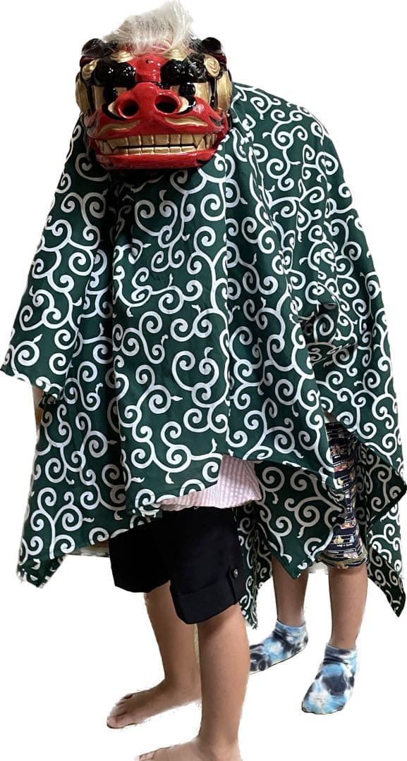 昼神小獅子　獅子舞用幌　標準サイズ　参考