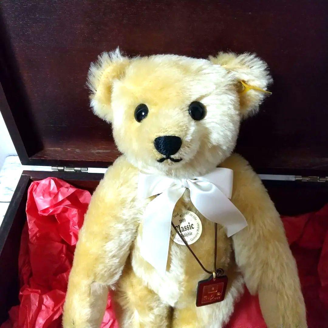 シュタイフ社×カネボウ コラボmyB オリジナルテディベア非売品☆専用木