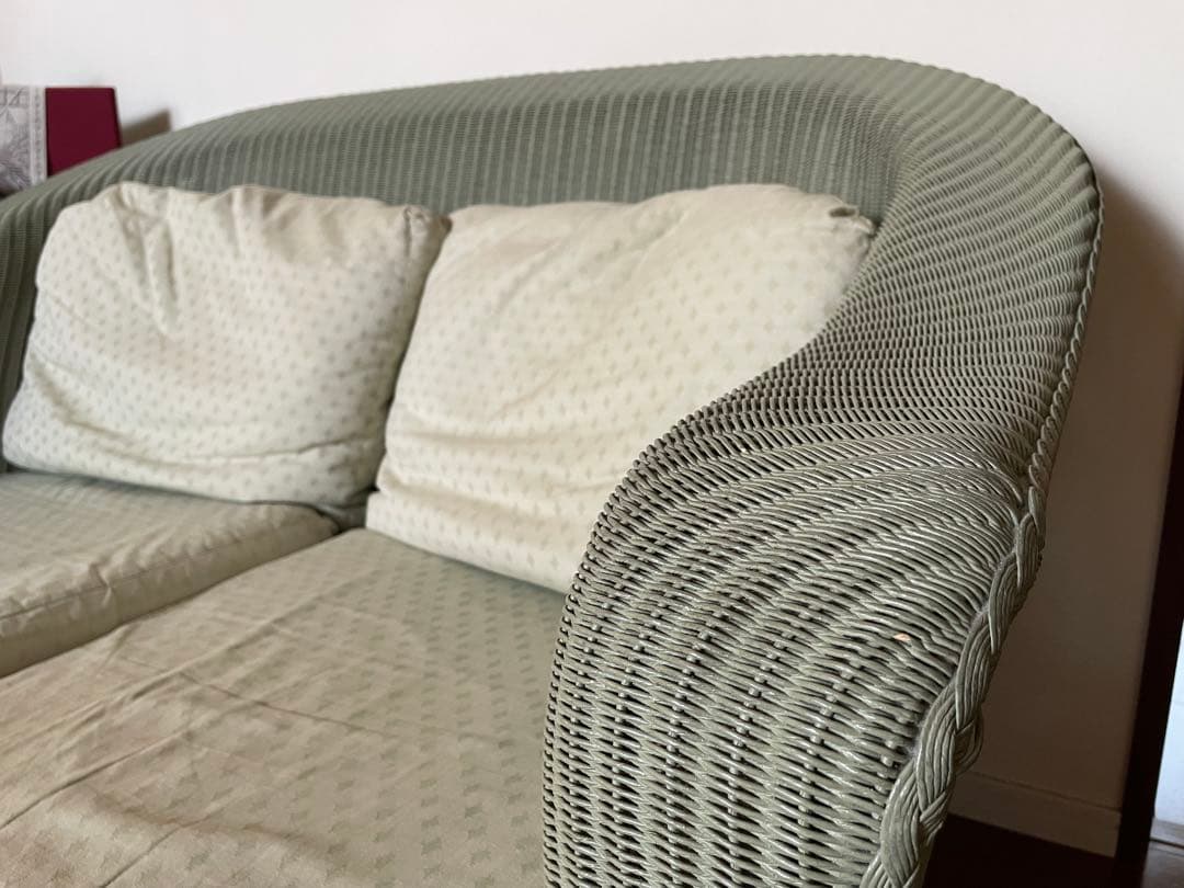 英国製 Lloyd Loom ロイドルーム 2人掛けソファ｜アンティーク価値