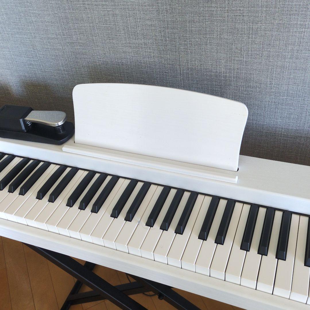 限定値下げ！carina電子ピアノ 88鍵盤　本体 木製　ホワイト