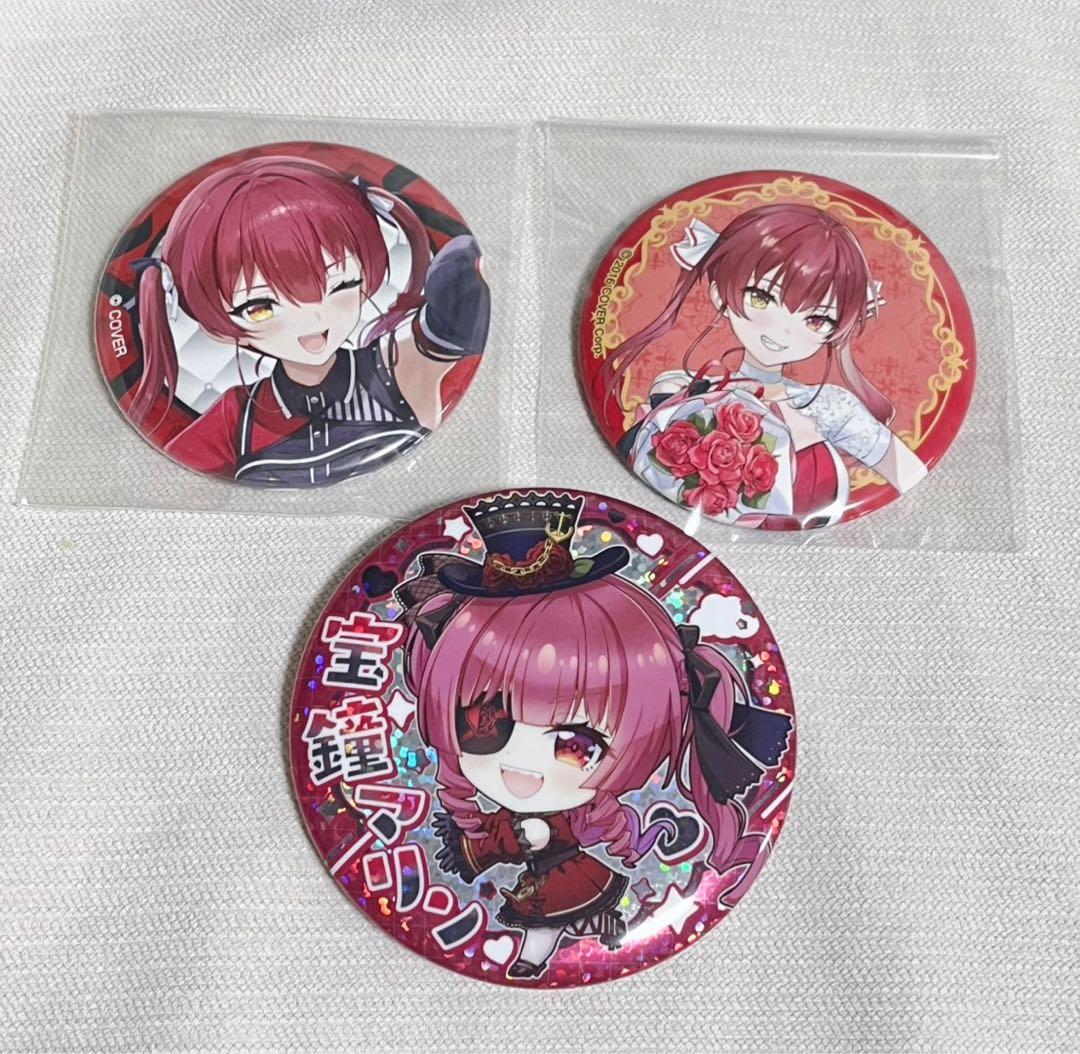 ホロライブ 宝鐘マリン 缶バッジ 3個セット - メルカリ