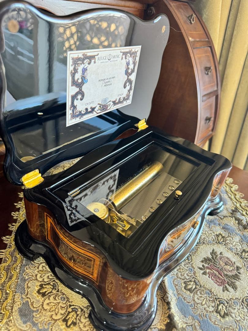 Reuge Music オルゴール アダージョ 日本限定曲オーバーホール済