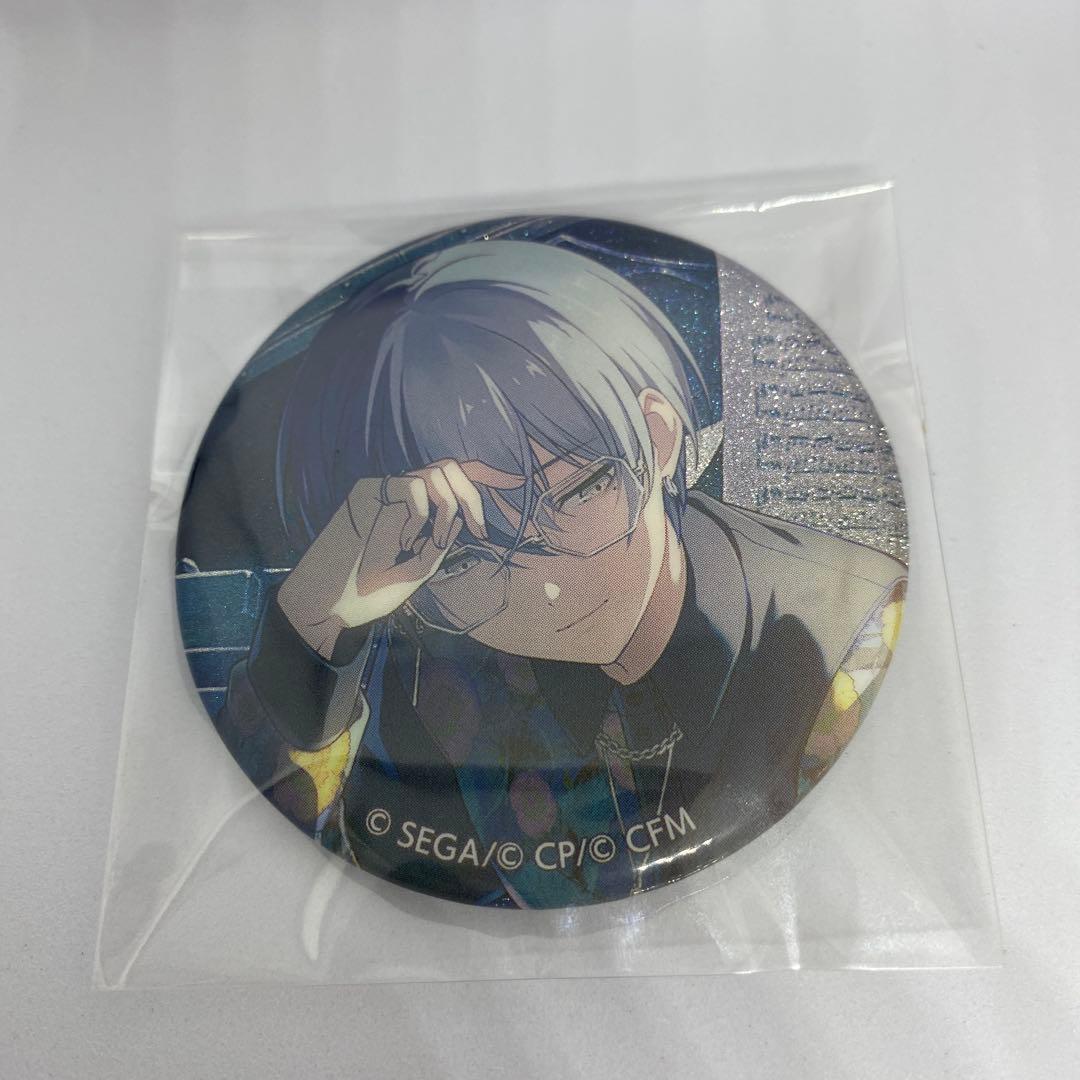 プロセカ プロジェクトセカイ ビビバス青柳冬弥 グリッター缶バッジ