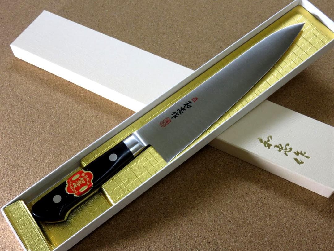 関の刃物 牛刀 210mm V金1号 ステンレス系高炭素鋼 プロ仕様 両刃包丁