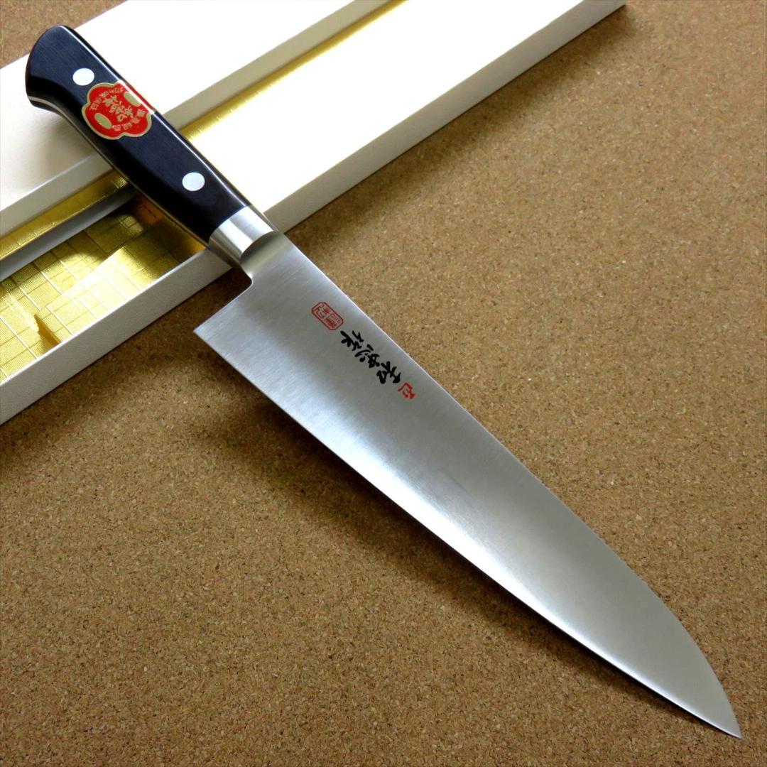 関の刃物 牛刀 210mm V金1号 ステンレス系高炭素鋼 プロ仕様 両刃包丁