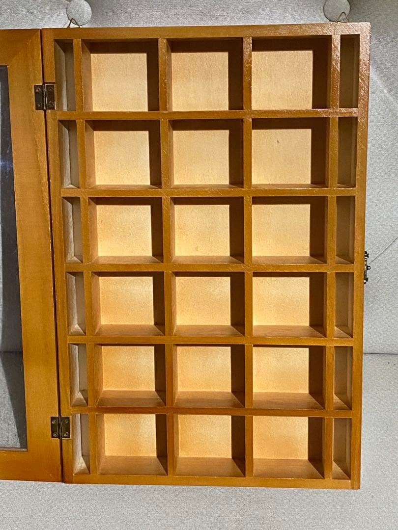 シャビー♦️ナチュラル ロココ♦️コレクションボックス ２個セット♦️壁付可能♦️送料込