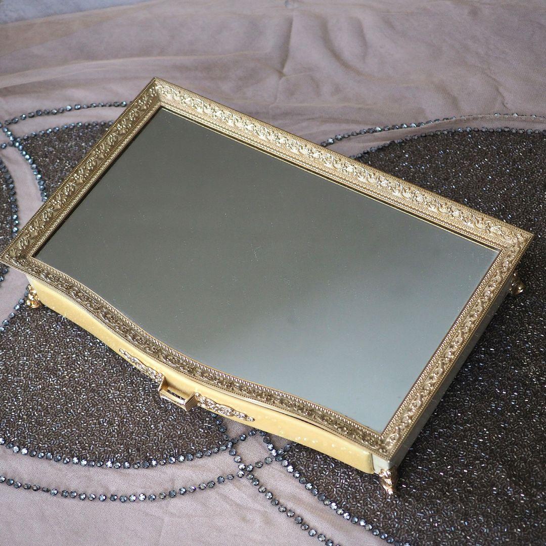 ジュエリートレイ ジュエリーケース 鏡 ミラー SHISEIDO ディスプレイ