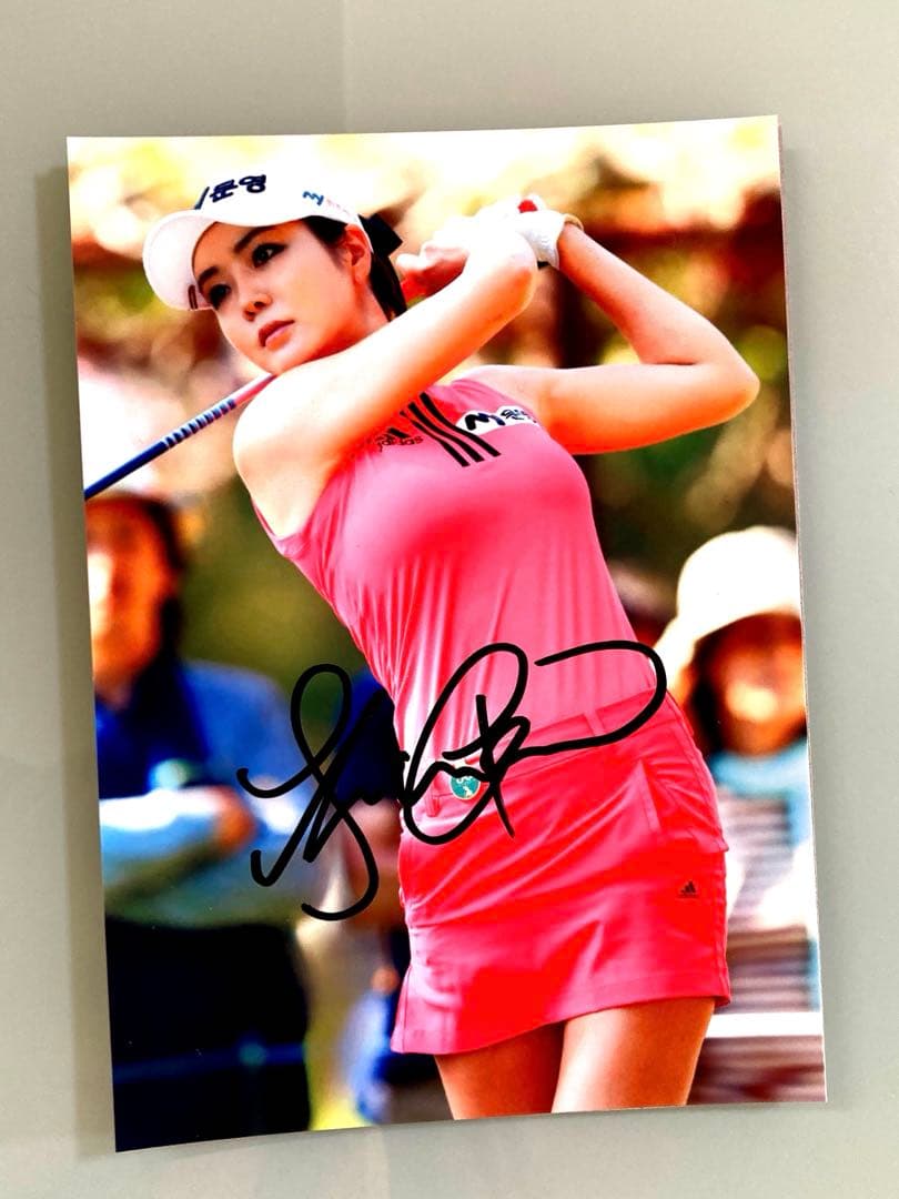 アン・シネ直筆サイン入り2Lサイズ写真…韓国女子プロゴルファー - メルカリ