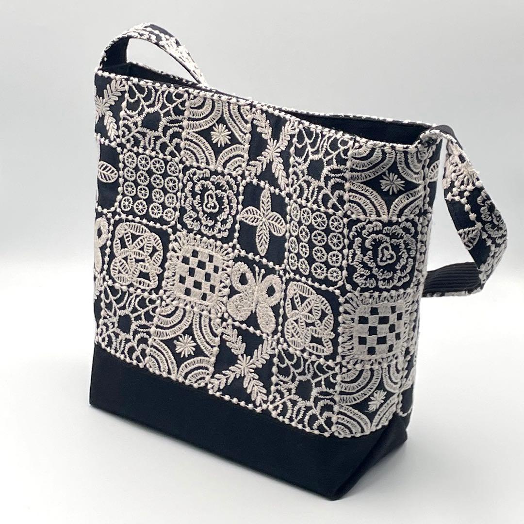 ㊹ミナペルホネン*forest tile ワンハンドルバッグ ハンドメイド