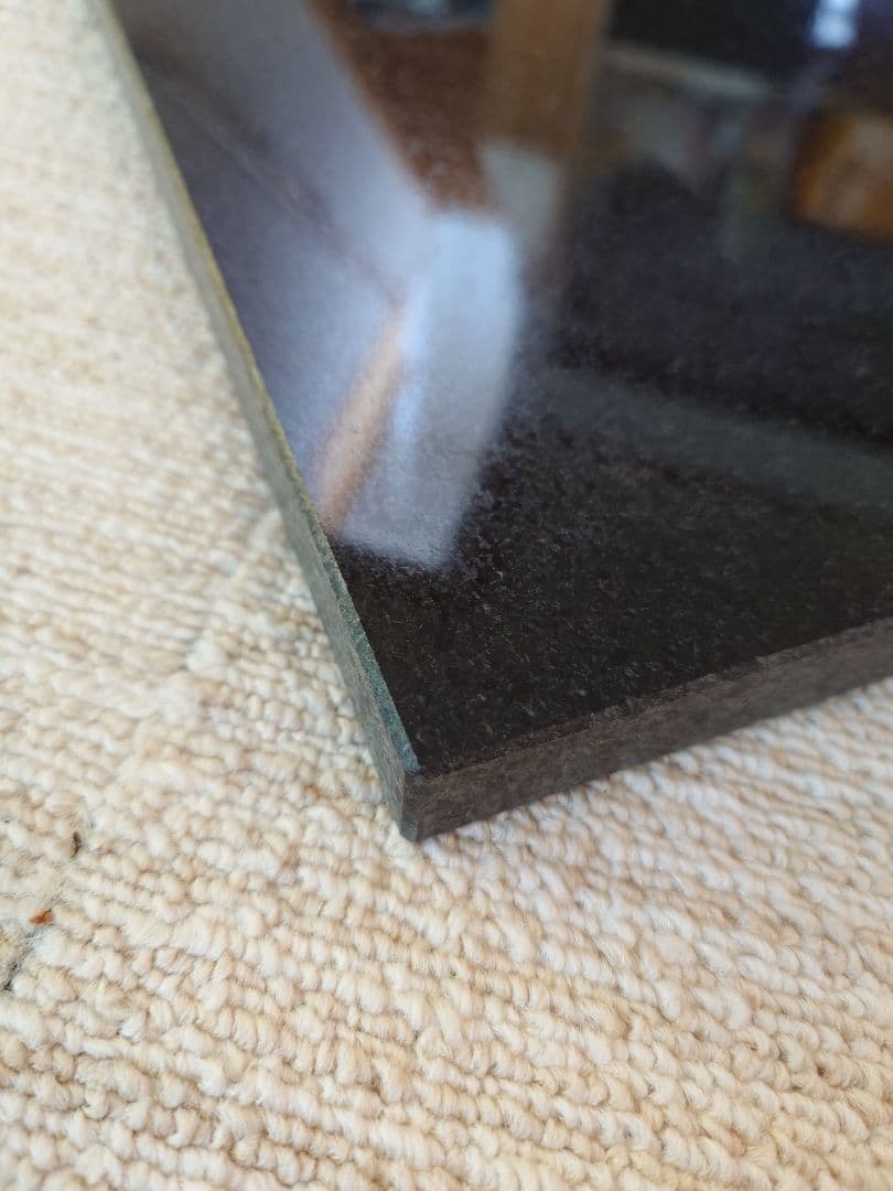 黒御影石　オーディオボード　400mm✕400mm✕20mm　2枚