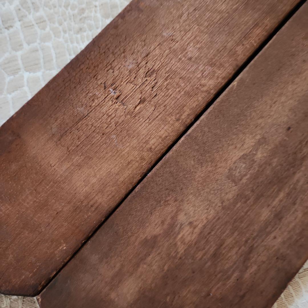 ユ*リ様 菓子木型2点セット-8　古い 木型 菓子型 和菓子 木製 古道具 古物