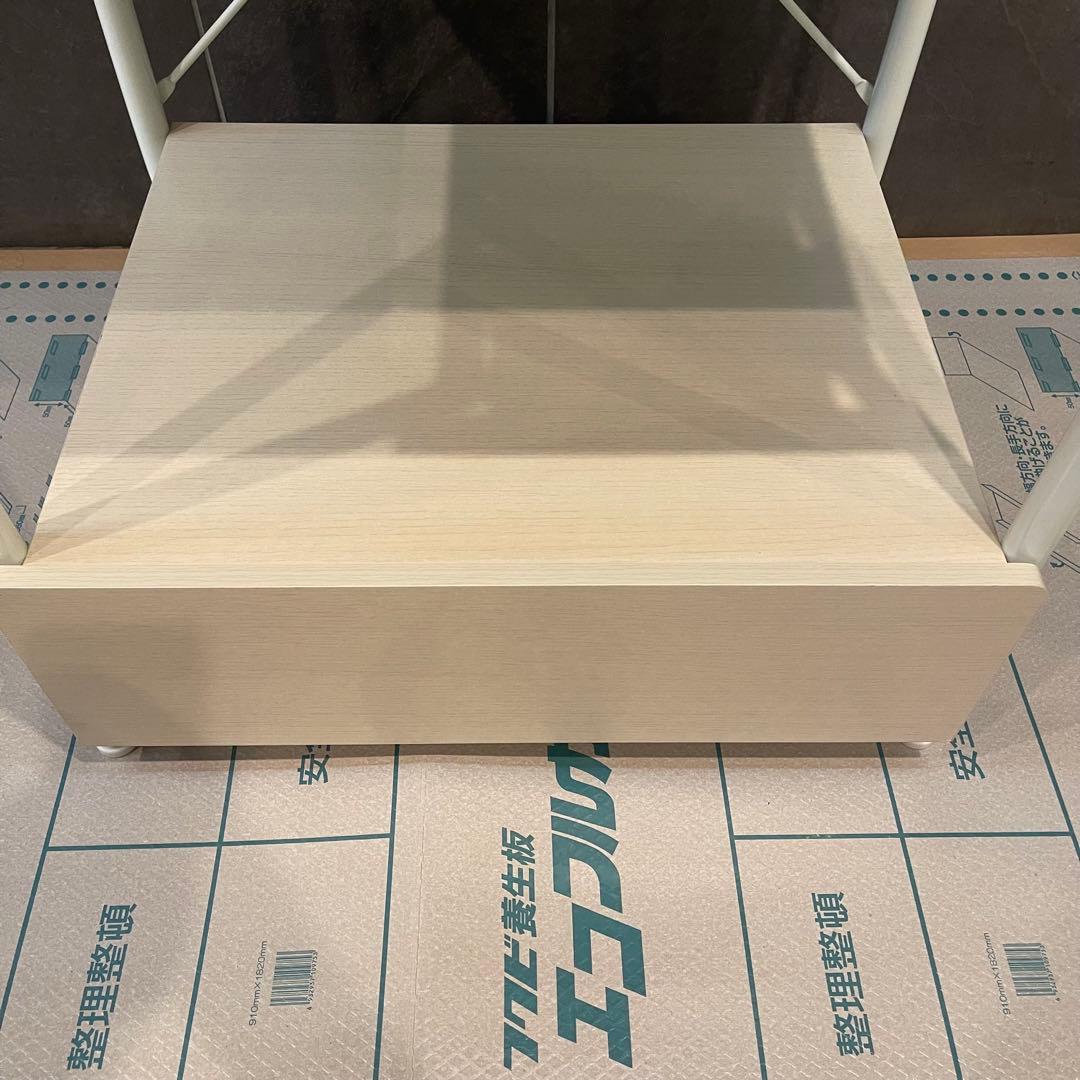 ホワイト 3段オープンシェルフ