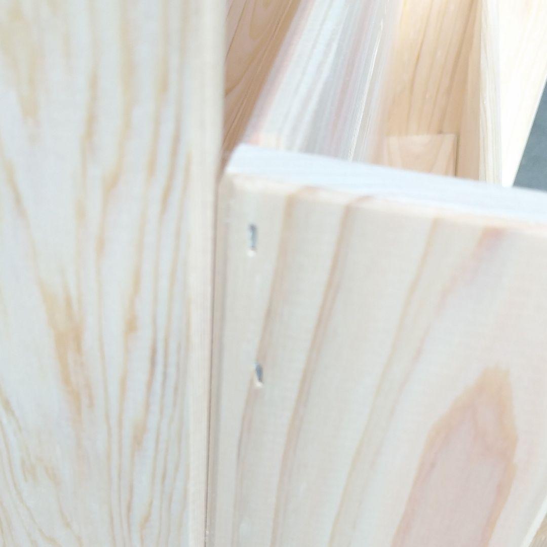 orange　絵本棚収納ボックス付き　ベンチボックス　ひのき