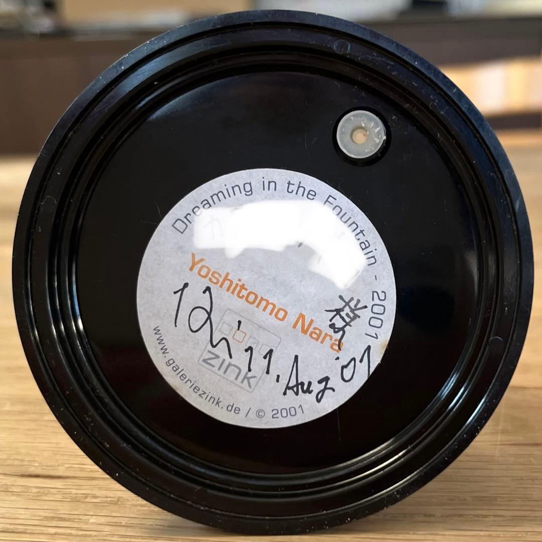 奈良美智 展覧会関連 サイン入り スノードーム 2001年