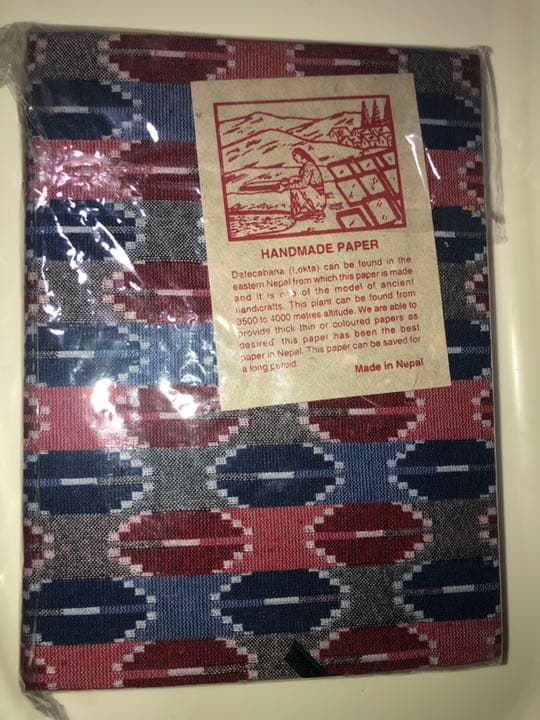 ネパール紙のノートブック