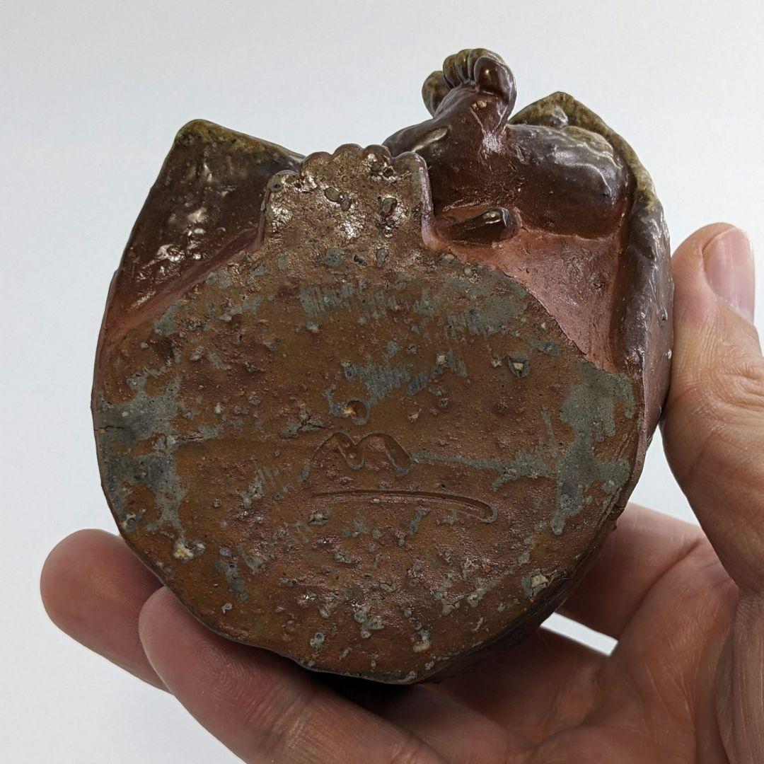 國延昇 備前焼 布袋香炉 共箱共布栞 香道具 縁起物 七福神 置物 国延昇