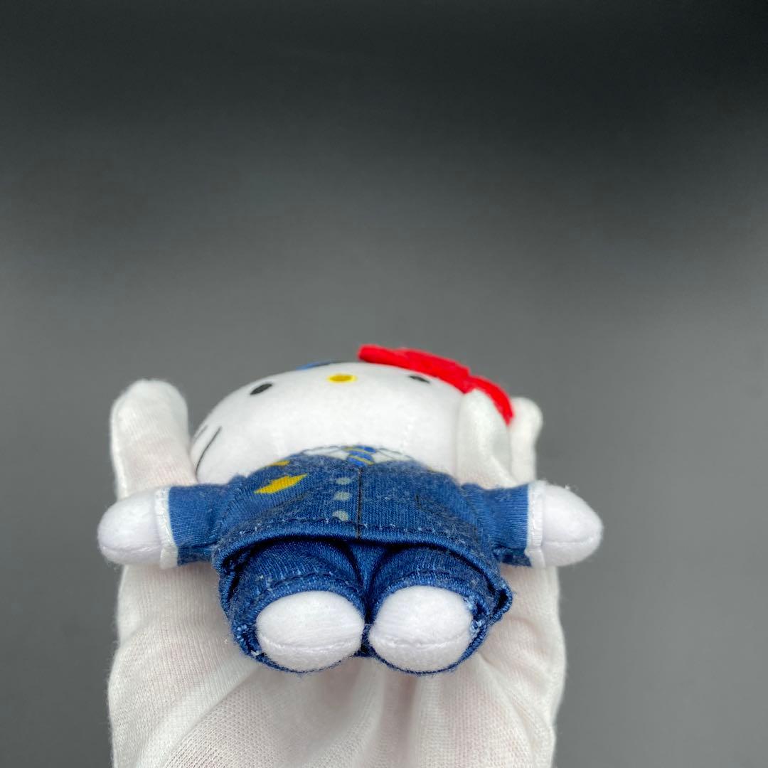 ハローキティー キーホルダー 限定 新幹線 車掌 ぬいぐるみ ストラップ