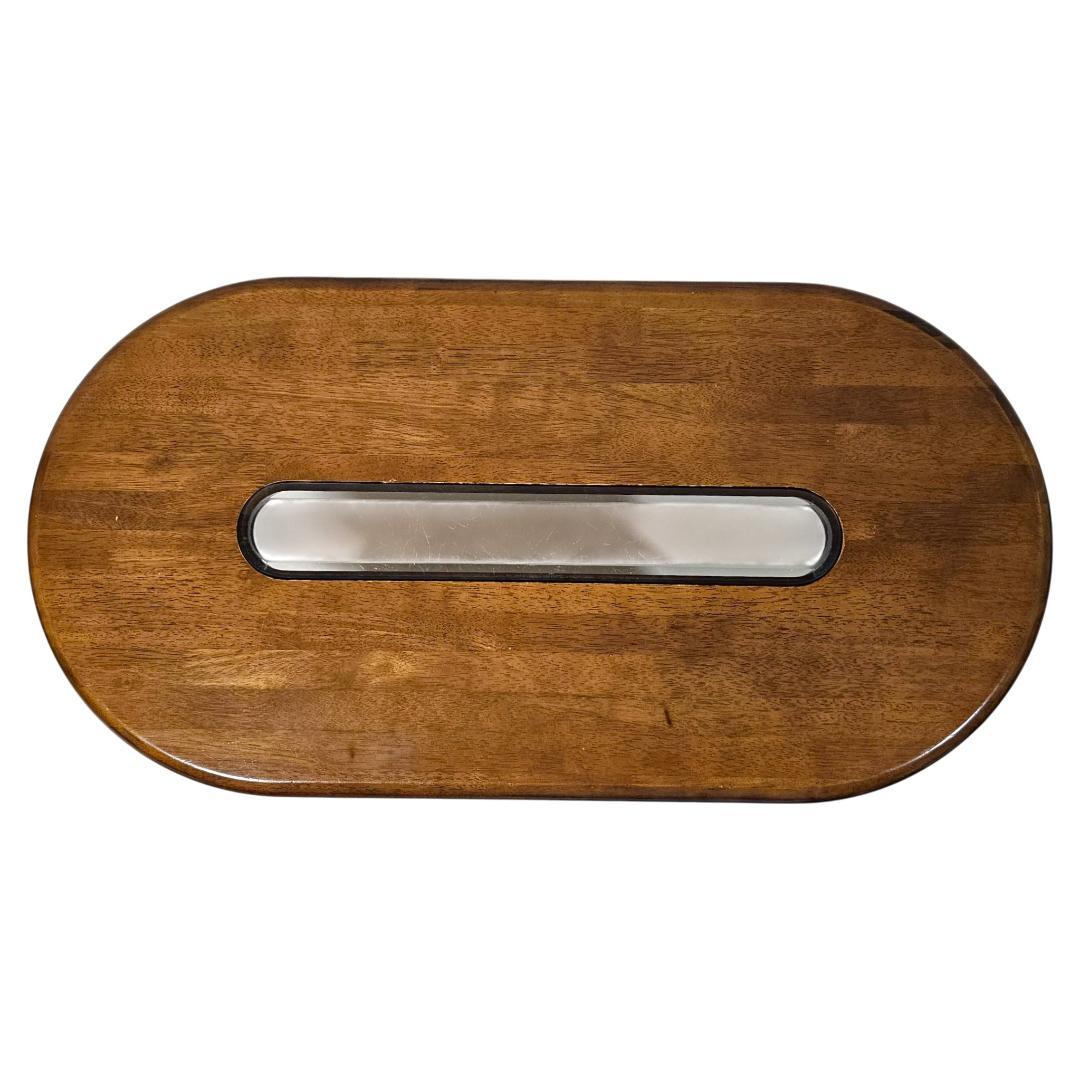 マルニ木工 MARUNI オーバル センターテーブル 105cm ガラス板