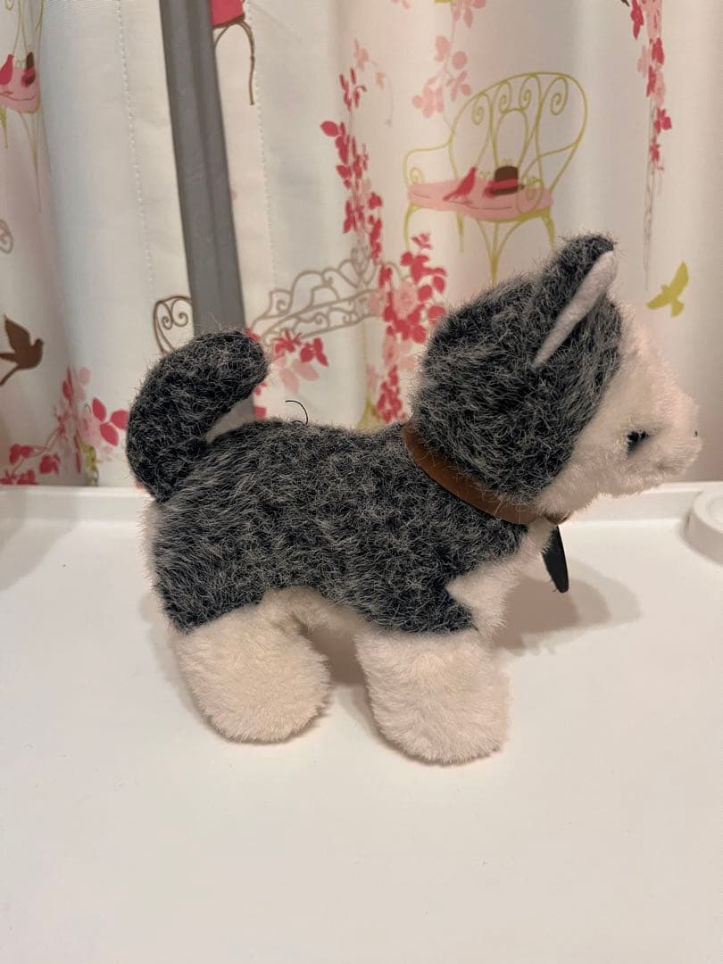 シベリアンハスキーぬいぐるみ レトロ 昭和平成 匿名配送 希少レア 癒