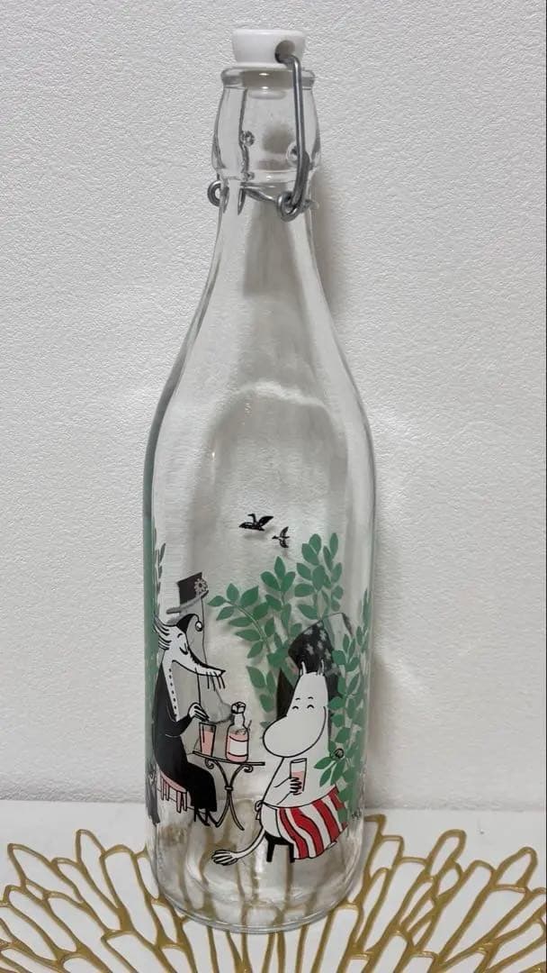 北欧で購入　未使用　ムーミン ガラスボトル　未使用
