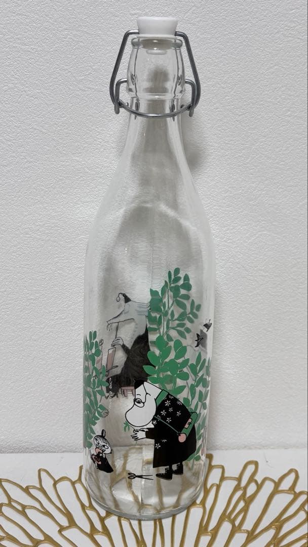 北欧で購入　未使用　ムーミン ガラスボトル　未使用