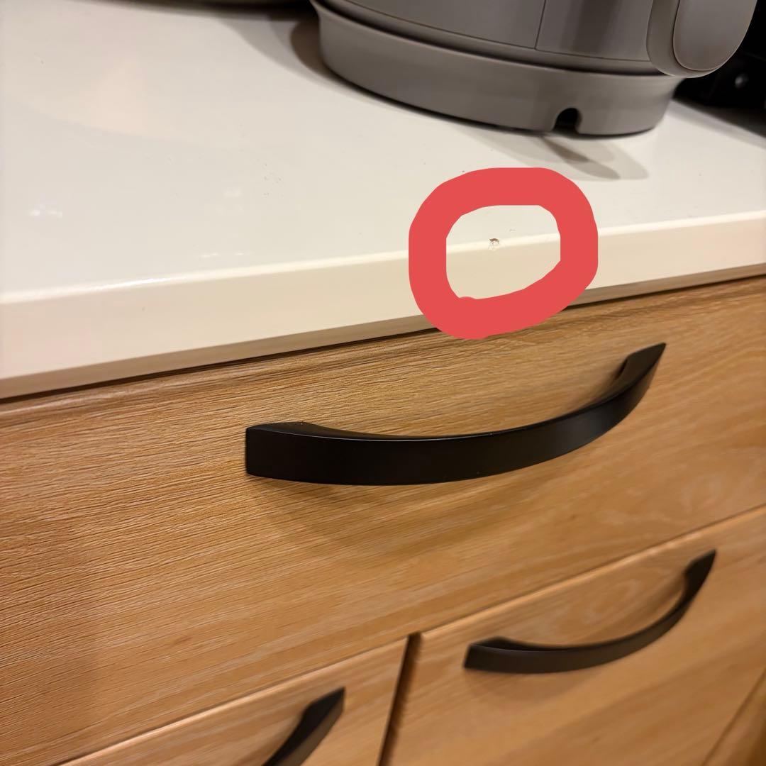 ※値下げ【美品】カップボード1050mmナチュラル北欧風　送料込み